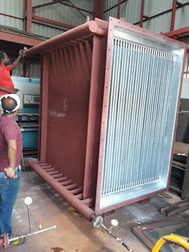 25 Bar Aluminium Steam Coil Air Preheater For Food Process Industry At