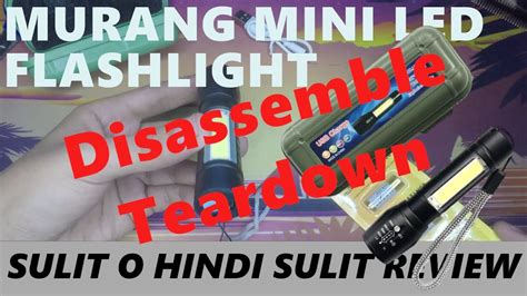 Murang LED Flashlight Disassemble Teardown YouTube