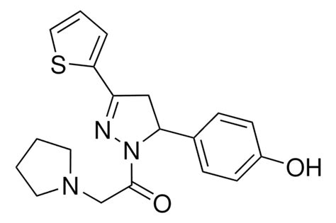 Pyrrolidinylacetyl Thienyl Dihydro H Pyrazol Yl