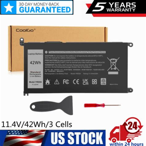 42Wh YRDD6 1VX1H VM732 Battery For Dell Inspiron 5591 7586 5491 5481