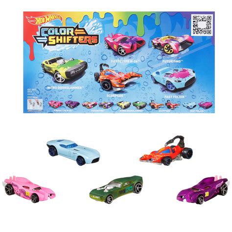 Brandclub Hot Wheels Cars Color Shifters Pack With Repeat Color Change Feature Styles May