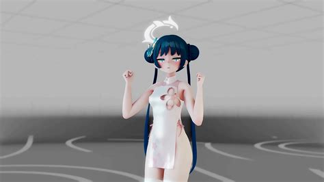 Blue Archive Ryuuge Kisaki Hentai Undress Dance Mmd 3D Blue Hair CLIP XVIDEOS