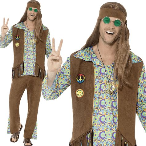 Adult 60s Hippie Costume Kingdom Fancy Dress