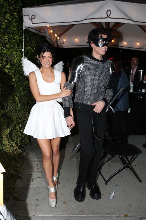 Charli Damelio And Landon Barker At Chateau Marmont Halloween Party In