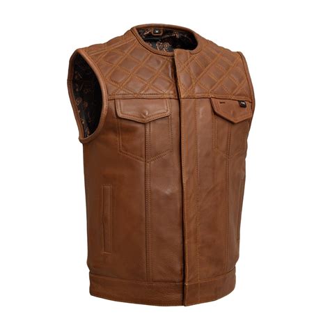 Dust Devil Mens Motorcycle Leather Vest Limited Edition The Bikers