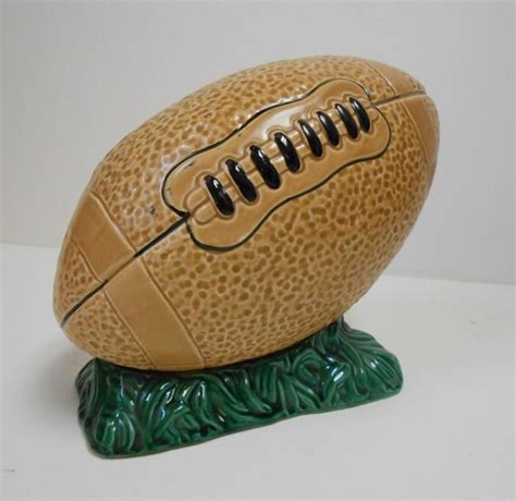 Items Similar To Vintage Ceramic Football Planter By Napcoware Made In