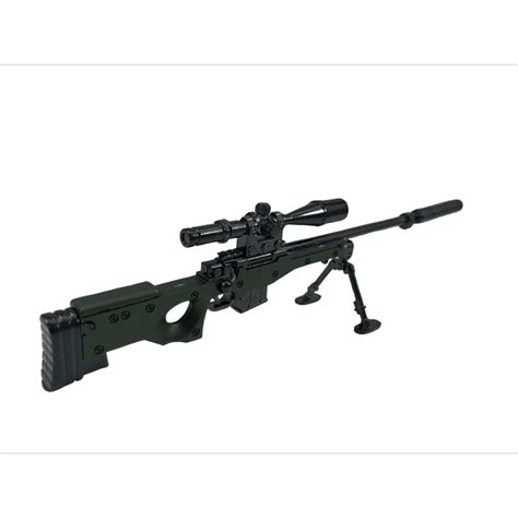Ati Non Firing Cast Awm 338 Camo 13 Scale Replica Toy Ages 12