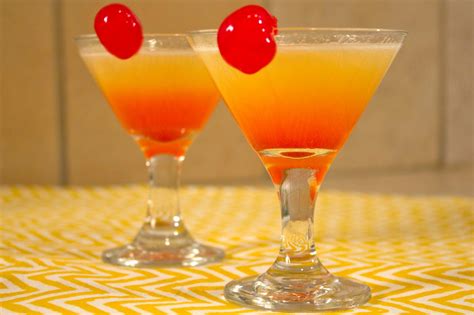 Munched Pineapple Upside Down Cake Martini