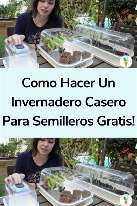 Como Hacer Un Invernadero Casero Para Semilleros Gratis Como Hacer