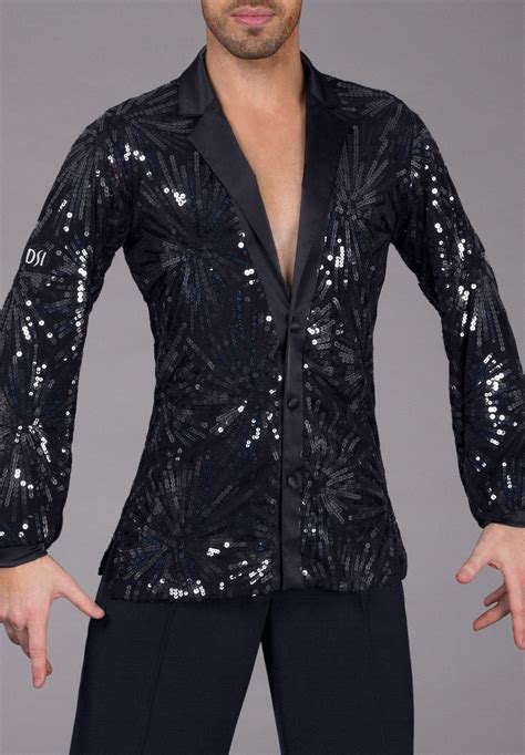 Dsi Mens Ben Latin Dance Shirtdancewear