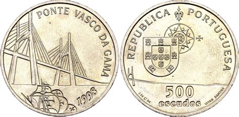 Escudos Vasco Da Gama Bridge Portugal Numista