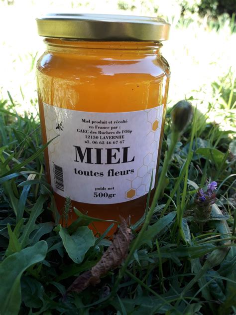 Miel polyfloral de sévérac 0 5 kg Gaec Des Ruchers De L olip