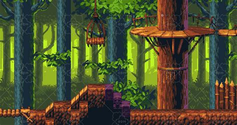 Sunnyland Tall Forest With Expansion Gamedev Market