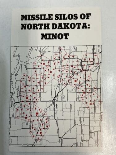 Missile Silos Of North Dakota Minot Postcard Unposted : r/GnubayEBAY