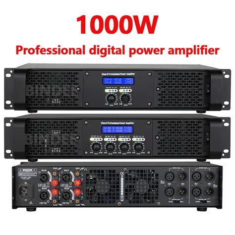 Professional Digital High Power Amplifier For DJ Wedding Stage