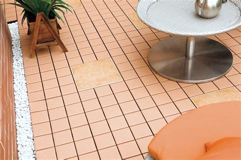 Non Slip Frost Ceramic Hotel Outdoor Decking Tiles N041 Non Slip