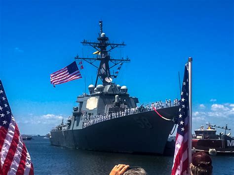 Uss Laboon Ddg 58 Aus Dem Mittelmeer Zurück Us Navy Schiffspost