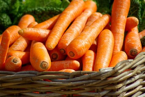 Free Images Orange Food Produce Vegetable Carrot Wicker Basket Vegetables Carrots