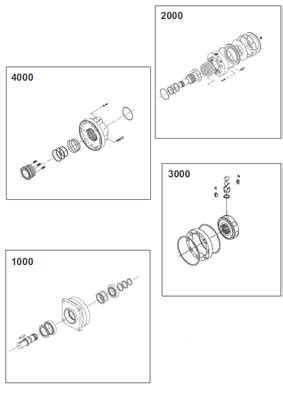 Moteur Rotation Tourelle POCLAIN Assemblage 99929443 Cuoq Forest