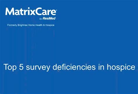 Survey Deficiencies In Hospice And The Strategies To Solve Them