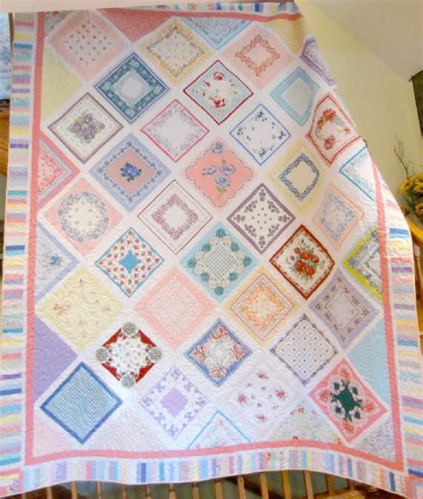 How To Make A Vintage Hankie Quilt Quilting Cubby