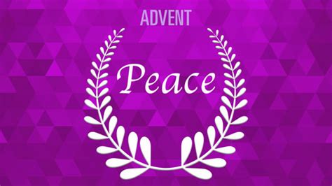 Church PowerPoint Template: Advent Wreath - Peace - SermonCentral.com