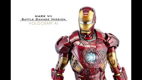 Hot Toys MMS 鋼鐵人MARK VII 限定戰損版 開箱 YouTube