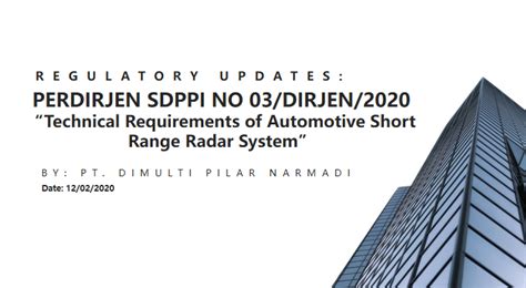 It S Finally Issued New Regulation About Technical Requirements Of Automotive Short Range Radar