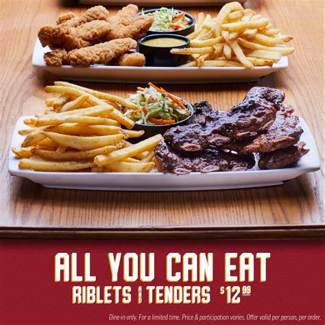 Applebee's Is Serving Up All-You-Can-Eat Chicken Tenders and Riblets