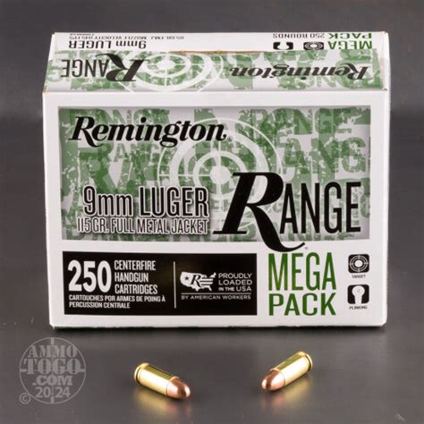 Bulk Remington 9mm Luger 9x19 Ammo For Sale 1000 Rounds