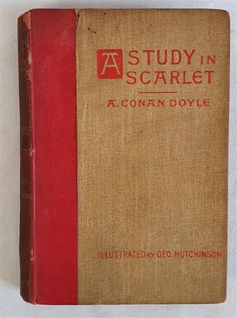 Sold At Auction Arthur Conan Doyle A Study In Scarlet Published