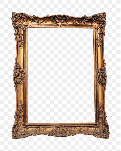 Antique Picture Frame Png Sticker Premium PNG Rawpixel