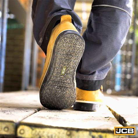 Jcb 4cx Safety Hiker Work Boots Black Honey Sizes 4 12 Men Steel Toe