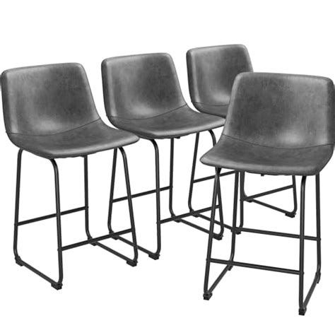 I Tested The Versatility Of Grey Leather Bar Stools Heres Why Theyre