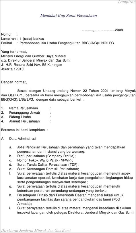 Contoh Surat Permohonan Rekomendasi Impor Surat Lamaran Kerja