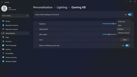 Windows 11 Build 25295 Lets You Customize Rgb Devices In Settings Neowin