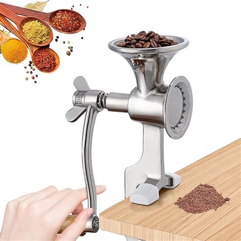 CGOLDENWALL Manual Grain Grinder Poppy Seeds Mill Hand Operated Nut