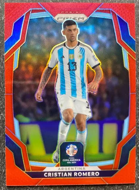 2024 PANINI PRIZM Conmebol Copa America 2024 Red Prizm 199 Cristian