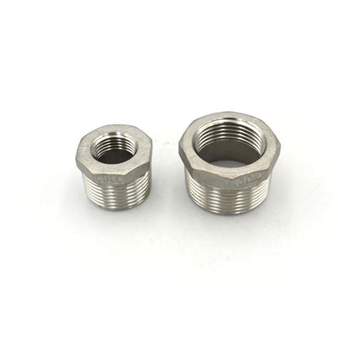 ISO9001 Casting Female Threaded Stainless Steel Hex Bushing Stainless