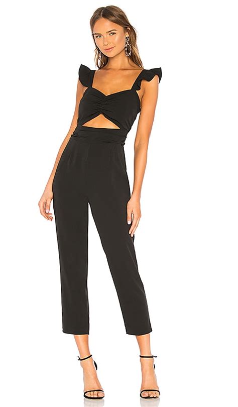 Lovers And Friends Knox Jumpsuit In Black Revolve