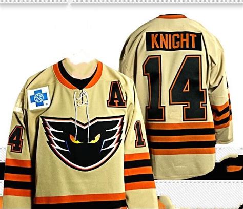 2020 Lehigh Valley Phantoms KNIGHT Hockey Jersey Embroidery Stitched Customize Any Number And ...