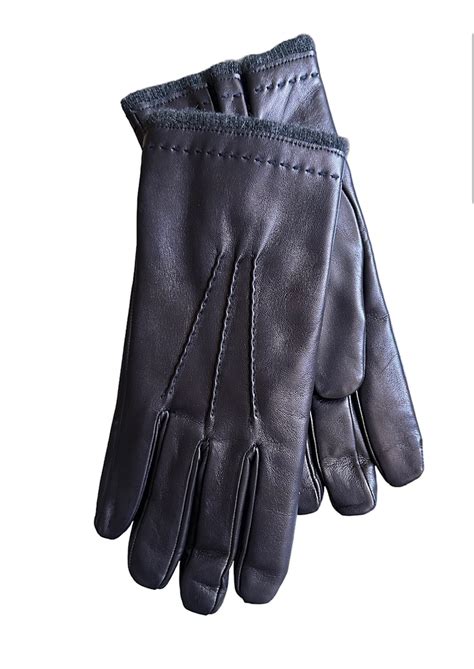 Nappa Leather Gloves Cashmere Lined Made In Italy Merola Gloves Made