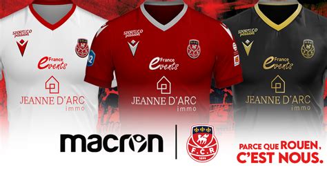 Maillot 2022 2023 Sobre Authentique FC Rouen 1899