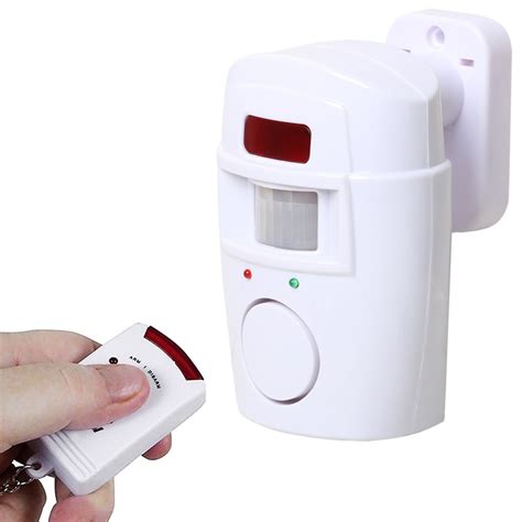 Wireless Remote Controlled Mini Alarm With Ir Infrared Motion Sensor