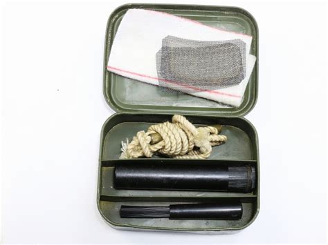 British Enfield Cleaning Kit W Tin Used