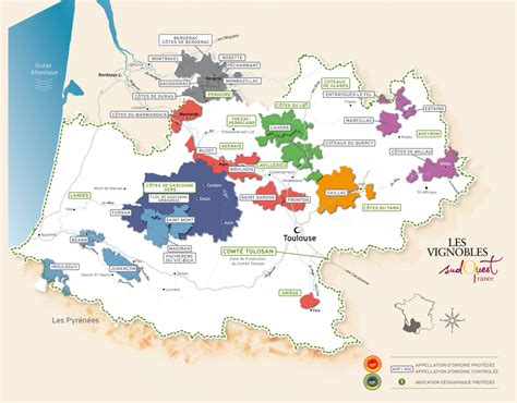 Vins Du Sud Ouest Vin Du Sud Ouest Carte Des Vins Vignoble