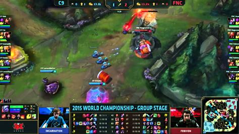 Cloud Vs Fnatic Day Game Group B Lol S World Championship