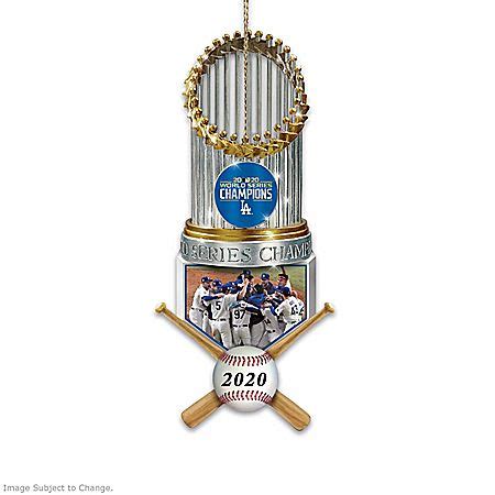 Dodgers World Series Champions Ornament Collection Mlb World Series