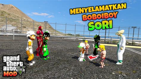 GTA 5 MOD BOBOIBOY DURI DAN SOLAR PERGI MENYELAMATKAN BOBOIBOY SORI