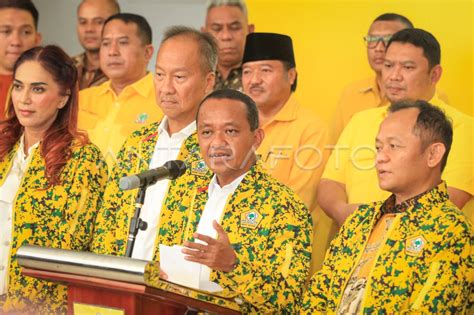 Bahlil Umumkan Pengurus Baru Partai Golkar ANTARA Foto